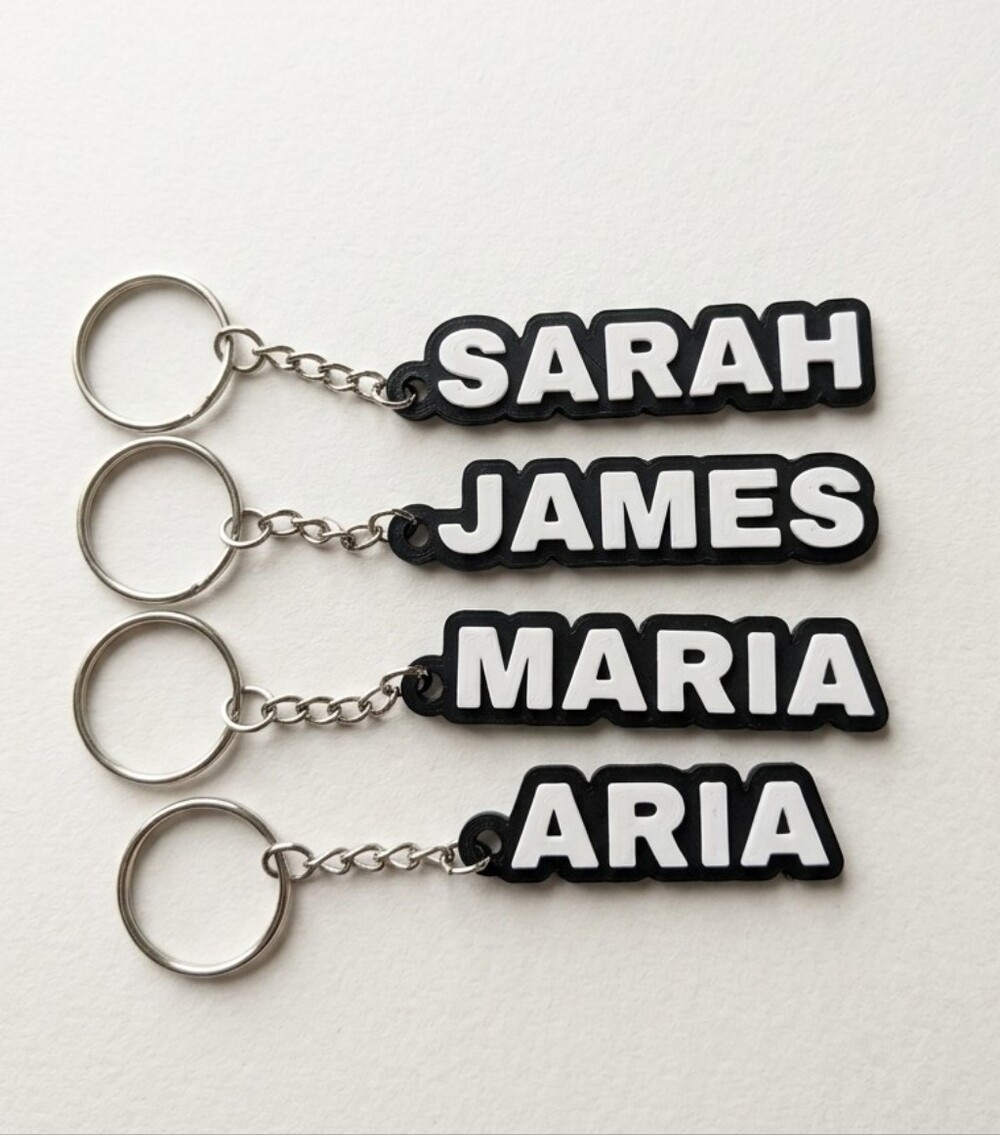 Backpack Charms / Keychains! Pick Your Name! Pick Your Colors!